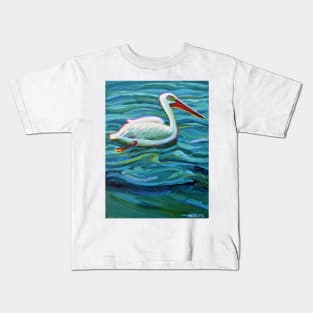 Colorful St Petersburg Pelican Kids T-Shirt